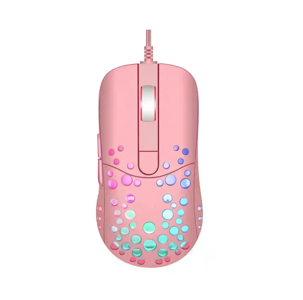 Mouse Gamer Led Rgb Optico Ergonomico 3200ppi Alambrico Usb Wb-905