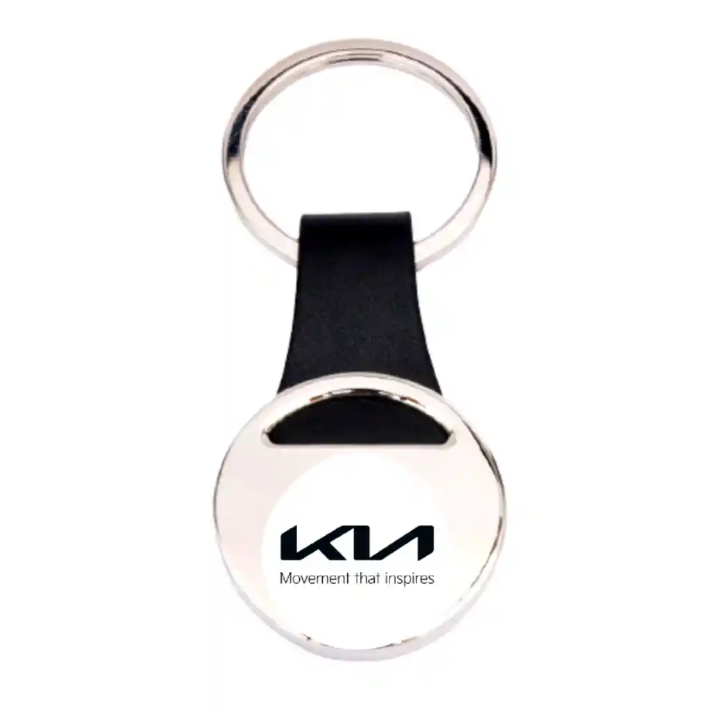 Llavero Kia Negro Carro Metálico, De Lujo