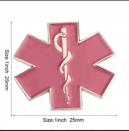 Pin Estrella De La Vida Rosada