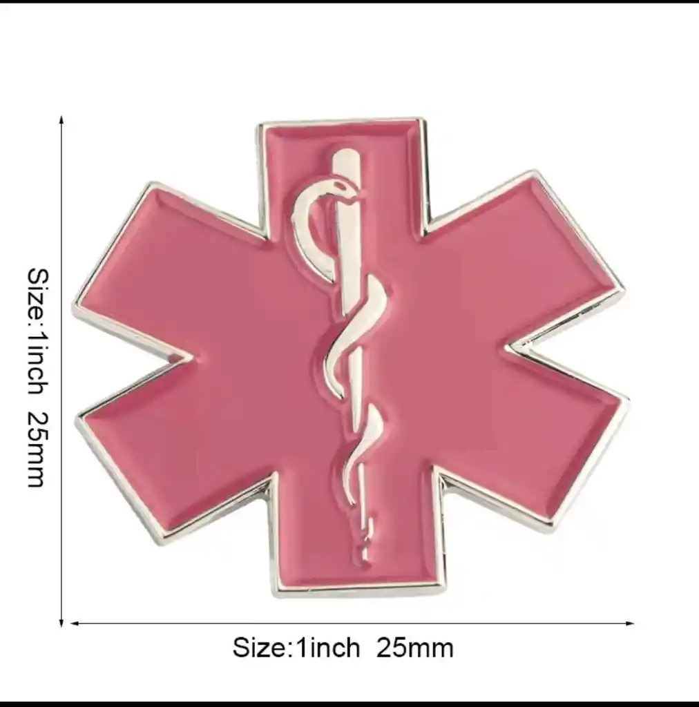 Pin Estrella De La Vida Rosada