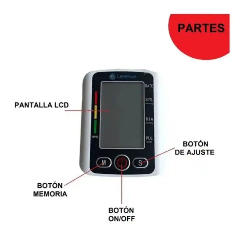 Tensiómetro De Brazo Arterial Digital Con Voz.