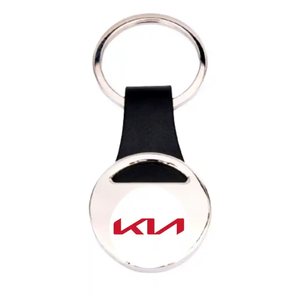 Llavero Kia Roja Carro Metálico, De Lujo