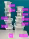 Tarro Plástico De 1 Kilo Con Tapa X 10 Unds , Envases Plásticos De Kilo Con Tapa