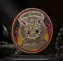 Moneda De Coleccion De Bomberos Firefighter
