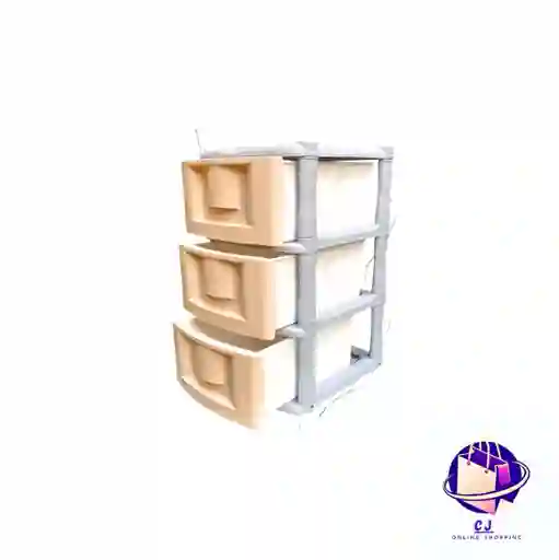 Organizador X 3 Liso Gris Primavera/beige Primavera
