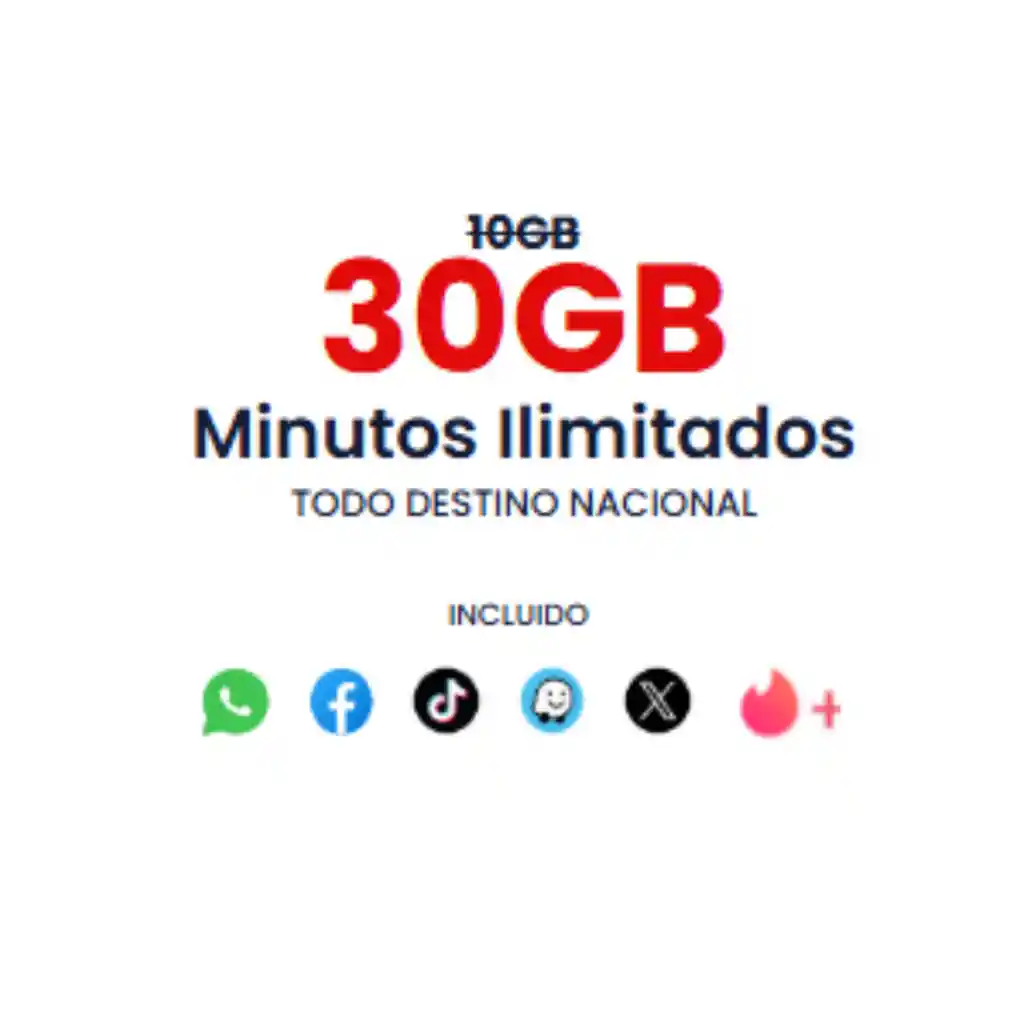 Sim Virgin Mobile 30 Dias 60gb + Mimutos Ilimitados