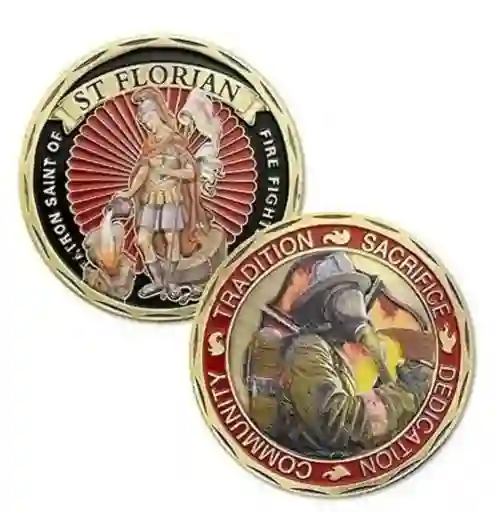 Moneda De Coleccion Bomberos Sacrifice