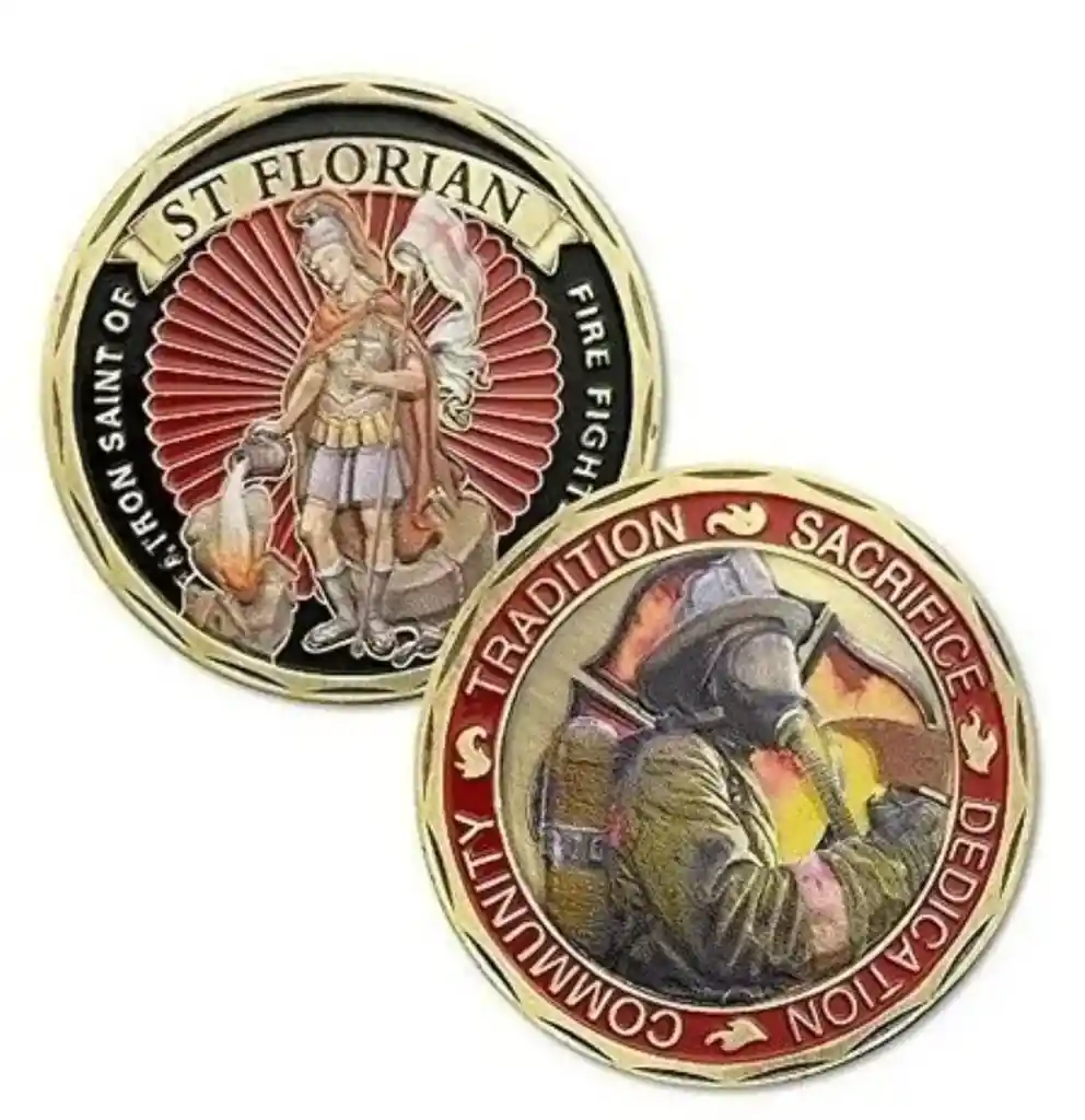 Moneda De Coleccion Bomberos Sacrifice