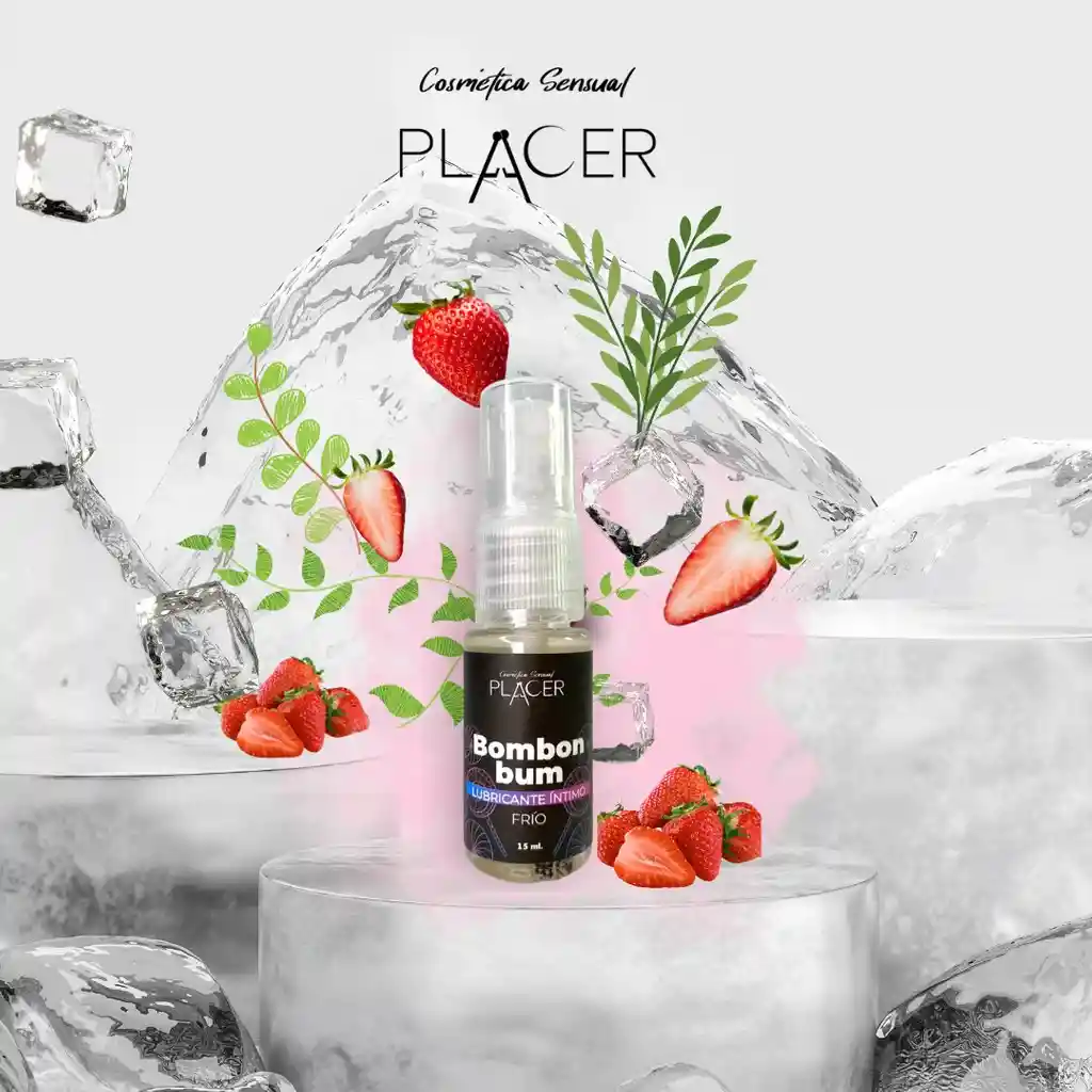 Lubricante Intimo Frío Bombon Bum 15 Ml Placer Y Piel Saborizado Sexo Oral