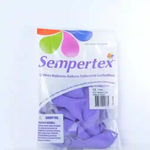 Globos Sempertex Lila R9 X 12 Unidades - Fashion