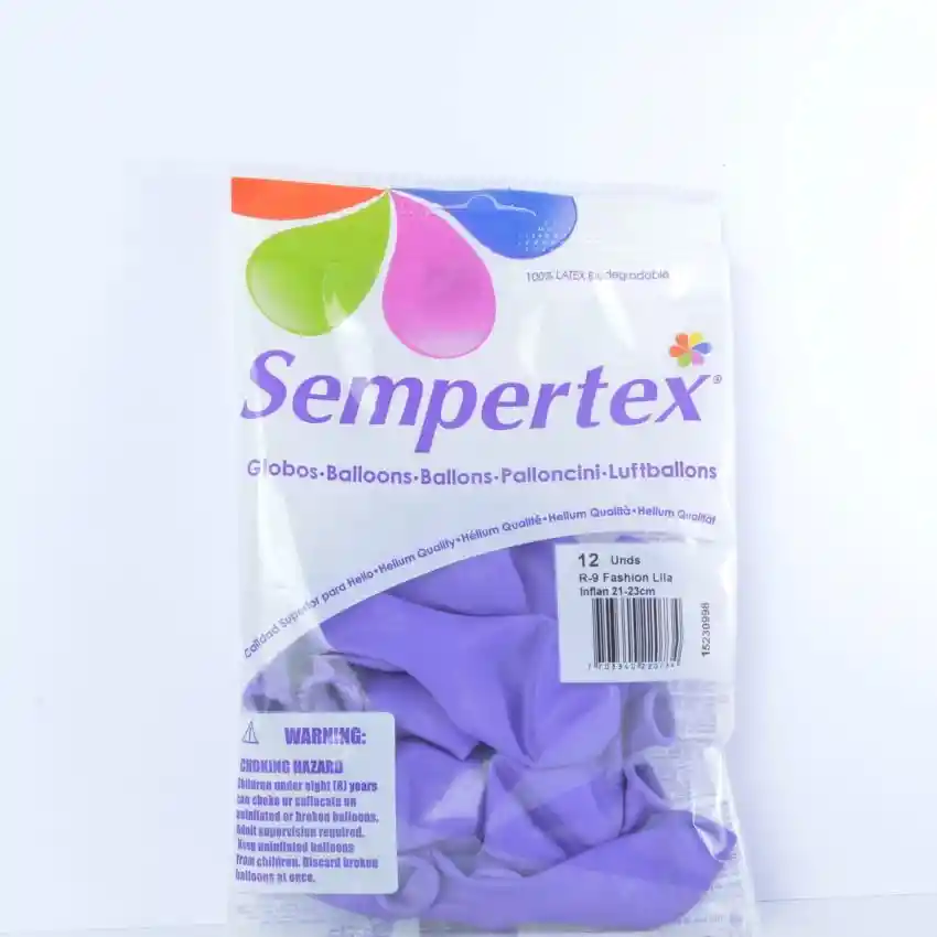 Globos Sempertex Lila R9 X 12 Unidades - Fashion