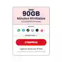 Sim Virgin Mobile 30 Dias 90gb + Minutos Ilimitados + Rrss Ilimitadas