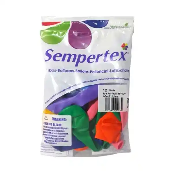Globos Sempertex Surtido Tropical R9 X 20 Unidades - Fashion