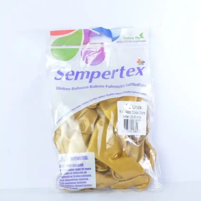 Globos Sempertex Satin Dorado R9 X 20 Unidades