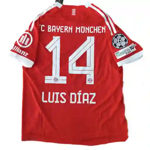 Camiseta Bayern Munchen Luis Diaz 14 Talla Xl Slim
