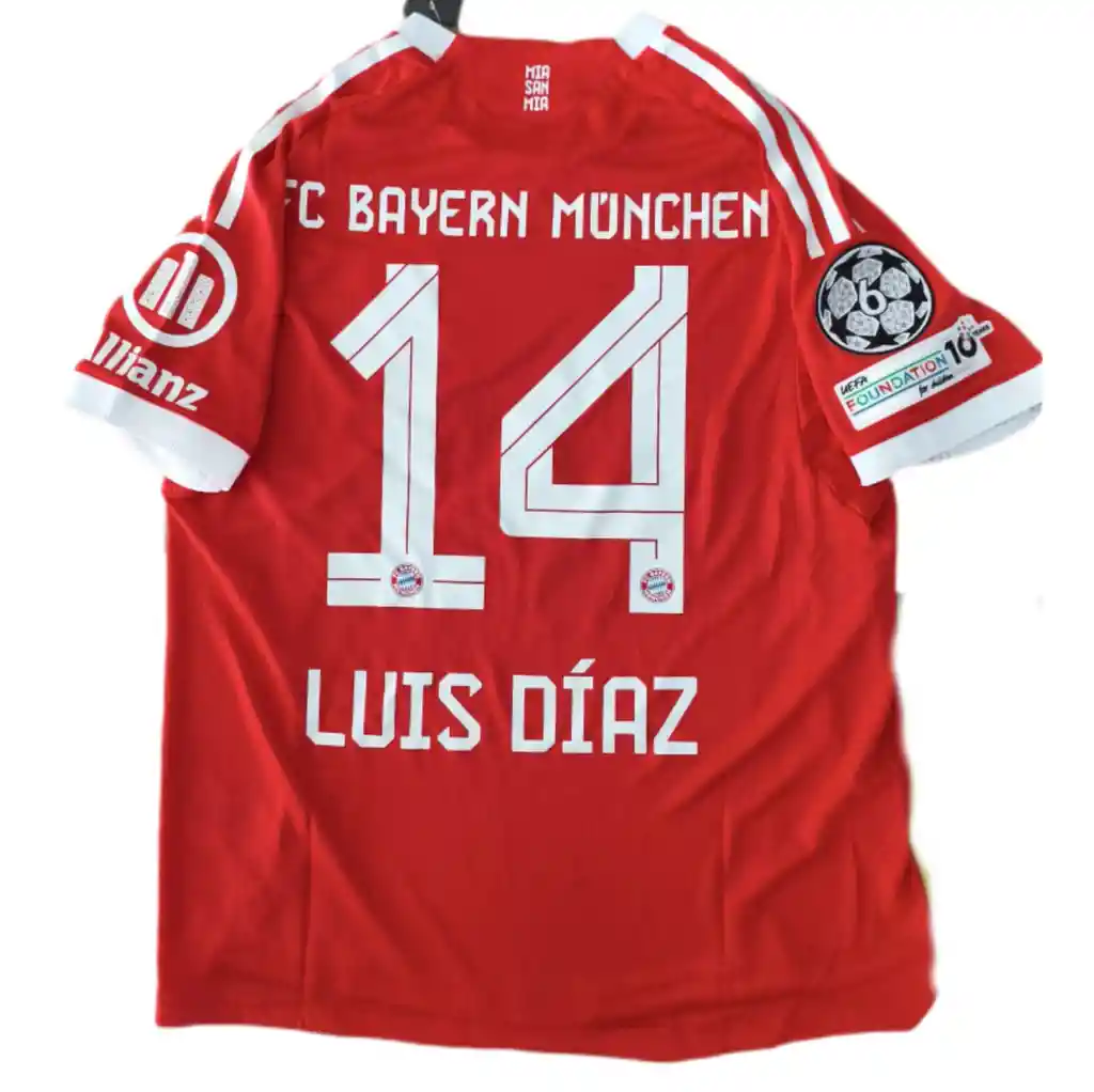 Camiseta Bayern Munchen Luis Diaz 14 Talla S Slim