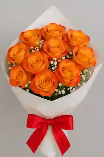 Flores Bouquet 24 Rosas Salmon
