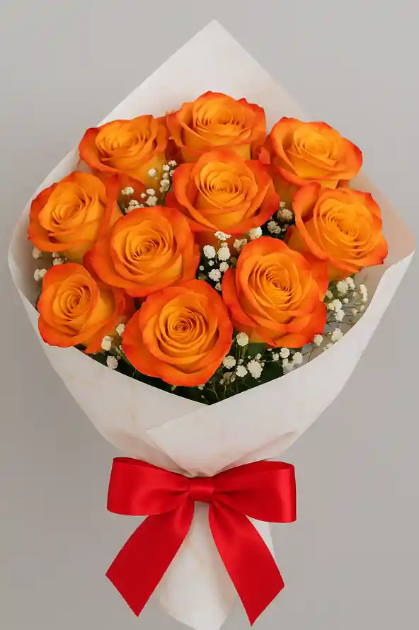Flores Bouquet 24 Rosas Salmon