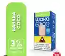 Waka Banana Coco 6000 Puffs 3% Nicotina