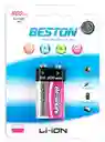 Bateria Pila Recargable 9v Voltios Beston 800mah Cuadrada