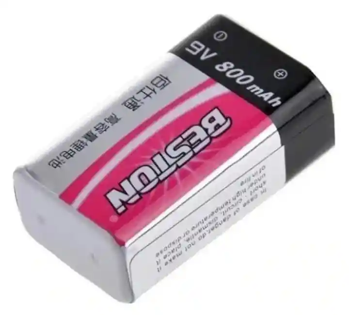 Bateria Pila Recargable 9v Voltios Beston 800mah Cuadrada