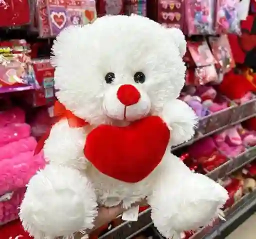 Peluche Oso Corazón 25cm