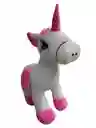 Peluche Unicornio Blanco Parado 44cm