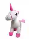 Peluche Unicornio Blanco Parado 44cm