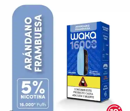 Waka Arandano Frambuesa 16000 Puffs 5% Nicotina