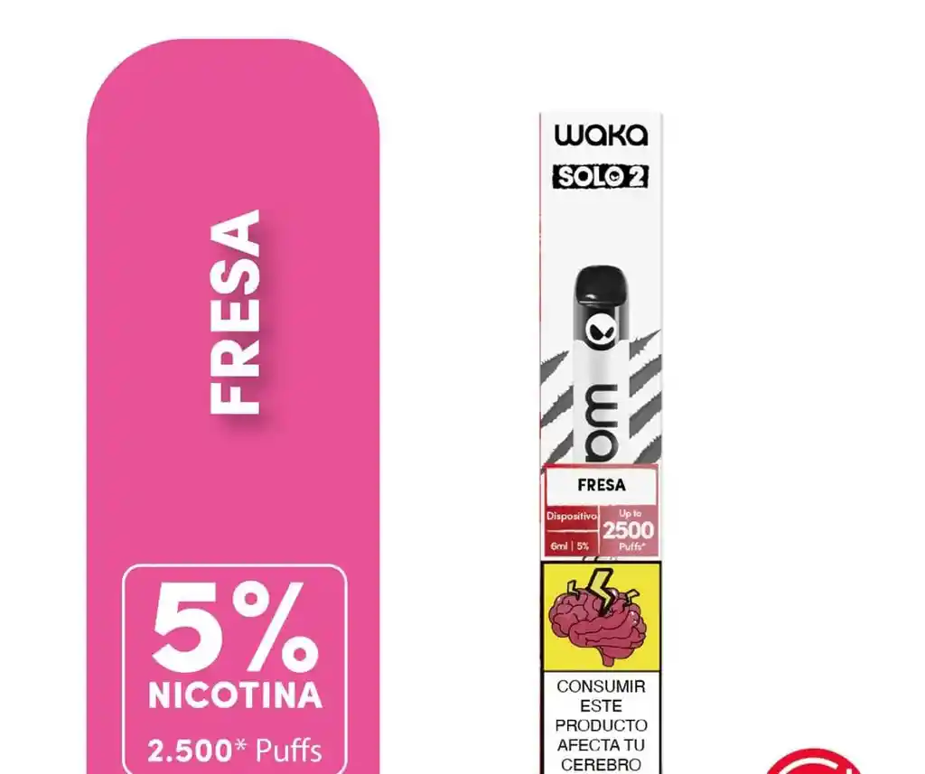 Waka Fresa 3500 3500 Puffs 5% Nicotina
