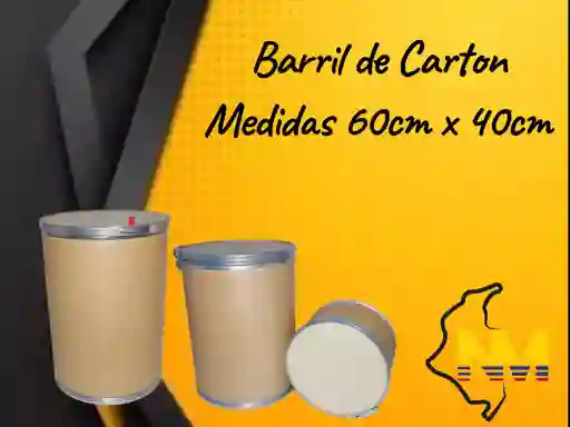 Barril De Carton 60cm X 40cm