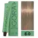 Igora Zero Amm (sin Amoniaco) 8-0 Rubio Claro Natural 60 Ml