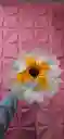 Girasol Con Rosa De Tela