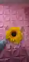 Girasol Con Rosa De Tela