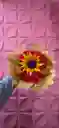 Girasol Con Rosa De Tela