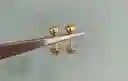 Arestes Topos De Seguridad Bola Lisa De 4mm Oro 18k