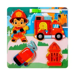 Rompecabezas Profesion Oficio Aprende Con Tablero +marcador