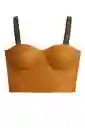 Top En Cuerina Talla Unica