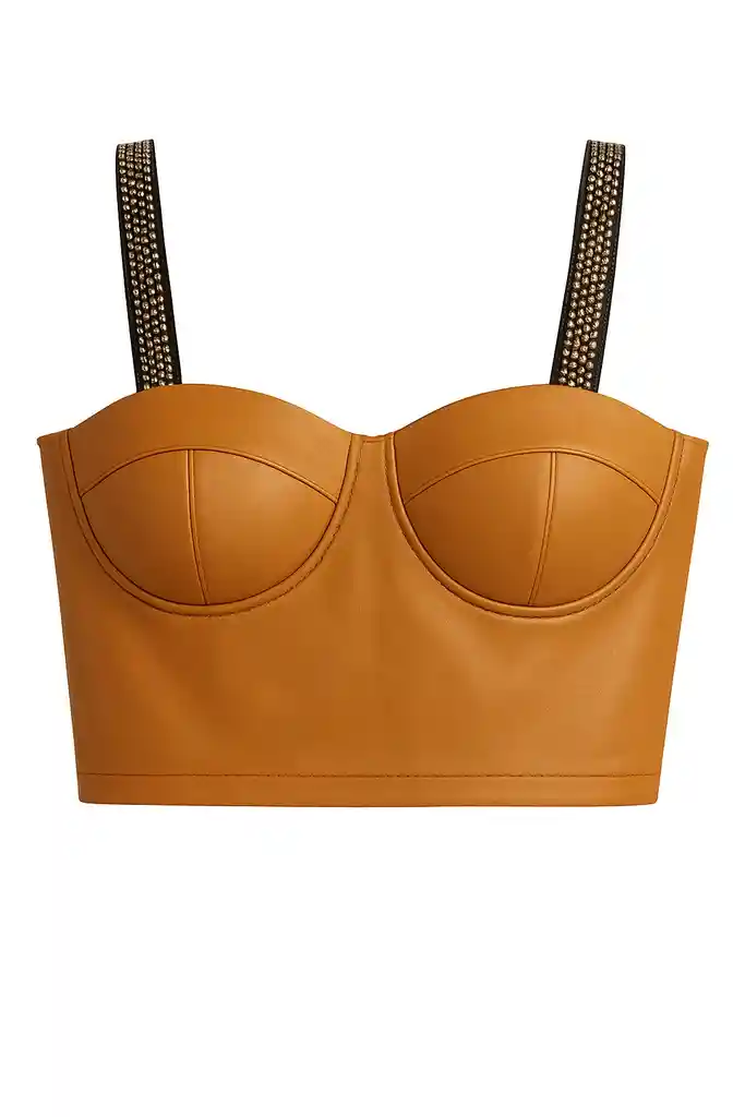 Top En Cuerina Talla Unica