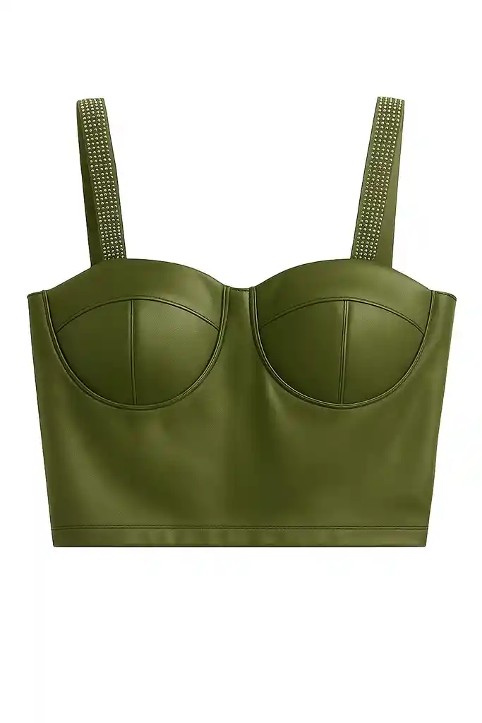 Top En Cuerina Talla Unica