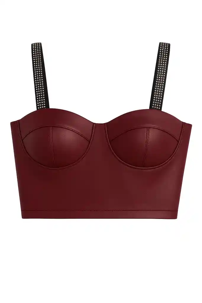 Top En Cuerina Talla Unica