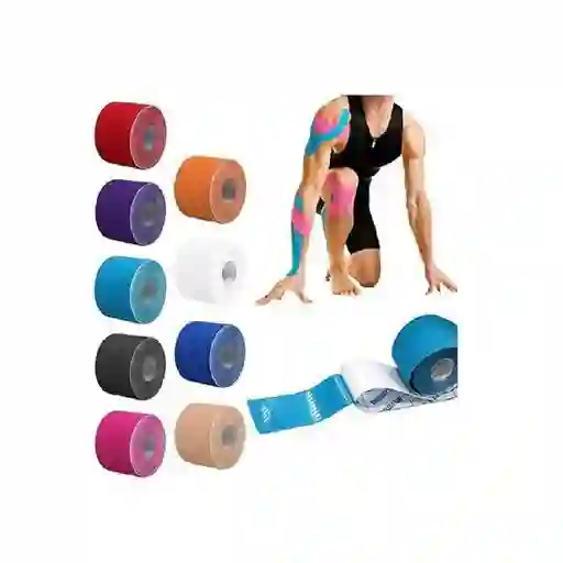 Cinta Kinesiológica Neuromuscular Kinesiotape De 5cm X 5 Metros (x1 Unidad)