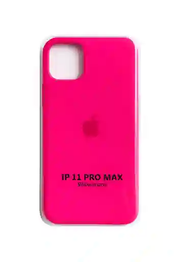 Forro Silicone Case 11 Pro Max Fucsia