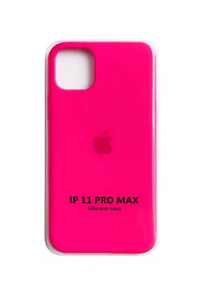 Forro Silicone Case 11 Pro Max Fucsia