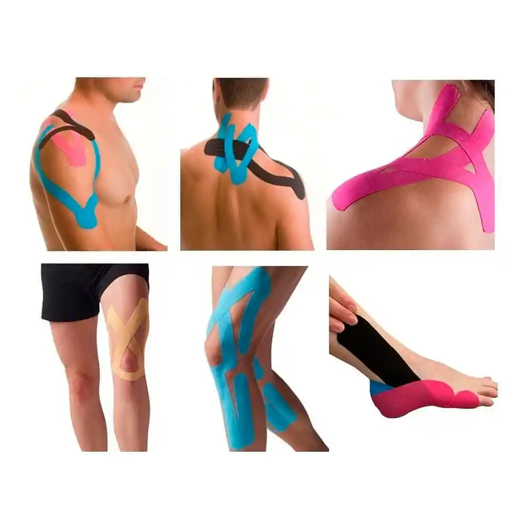 Cinta Kinesiológica Neuromuscular Kinesiotape De 5cm X 5 Metros ( X1 Unidad )