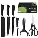 Set De 6 Cuchillos De Cocina
