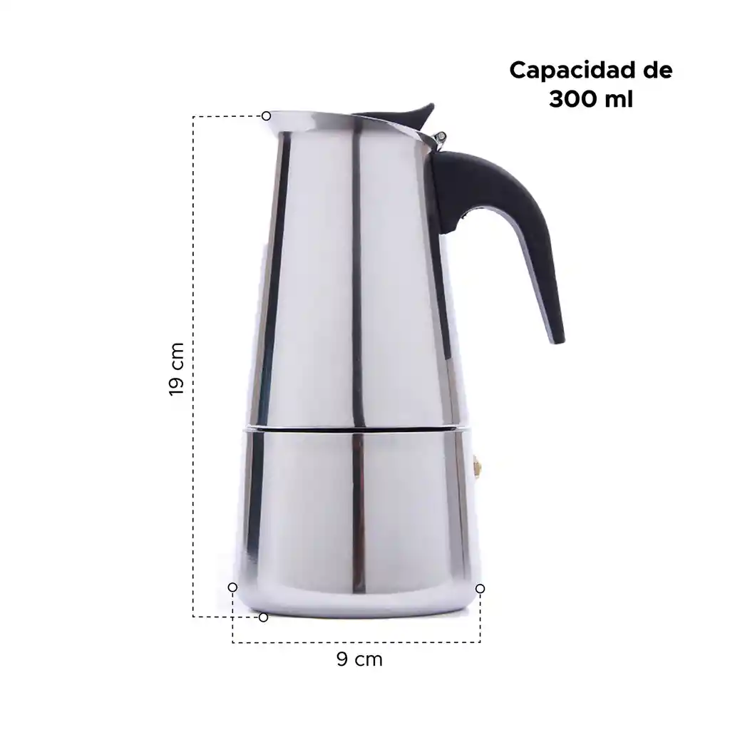 Cafetera Tipo Italiana 300 Ml