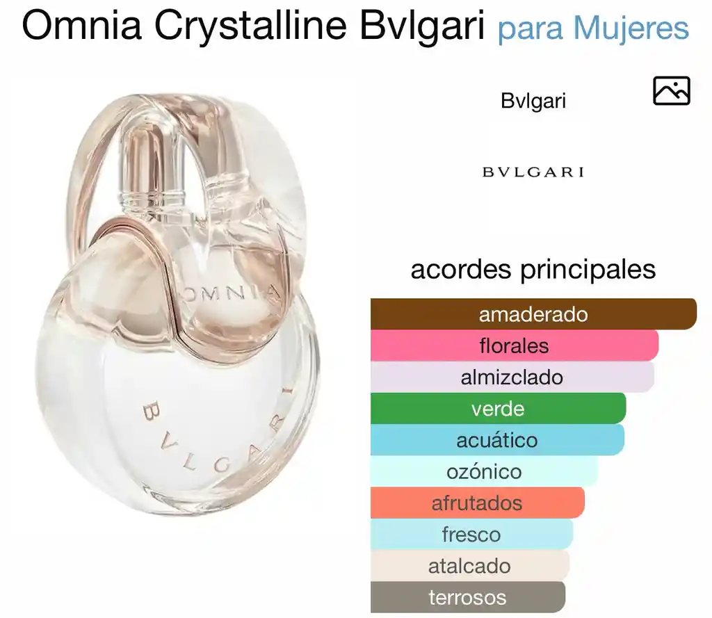 Perfume Omnia Crystalline Para Mujeres