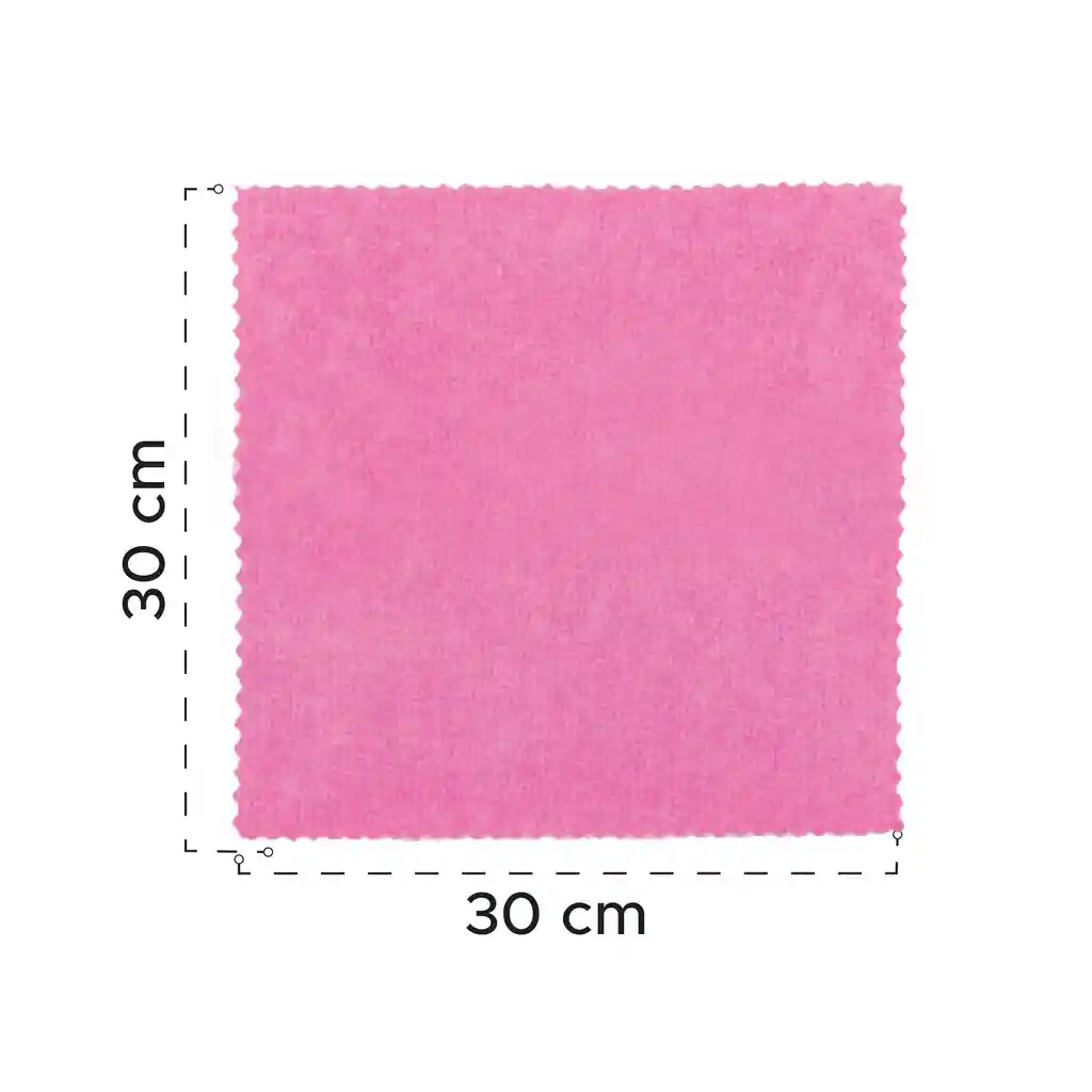 Set De 12 Paños Micro Fibra 30 X 30 Cm