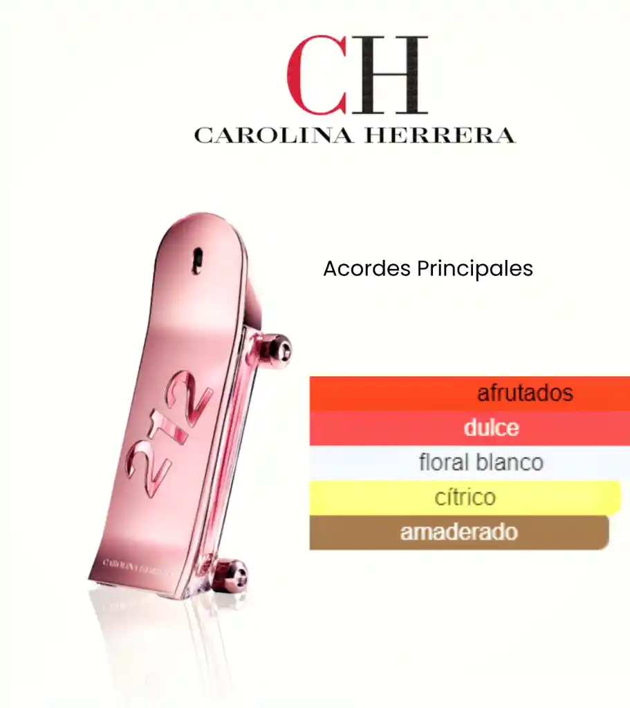 212 Heroes For Her Original Carolina Herrera Edp 80ml